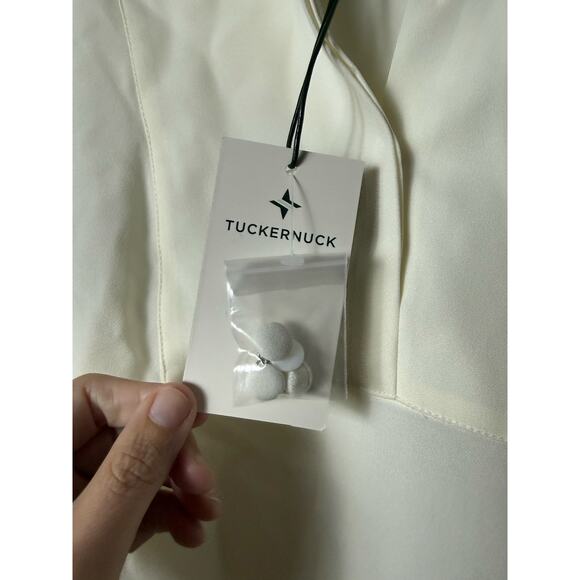 NWT Tuckernuck Cream Carrie Blouse Size XL - Picture 6 of 9